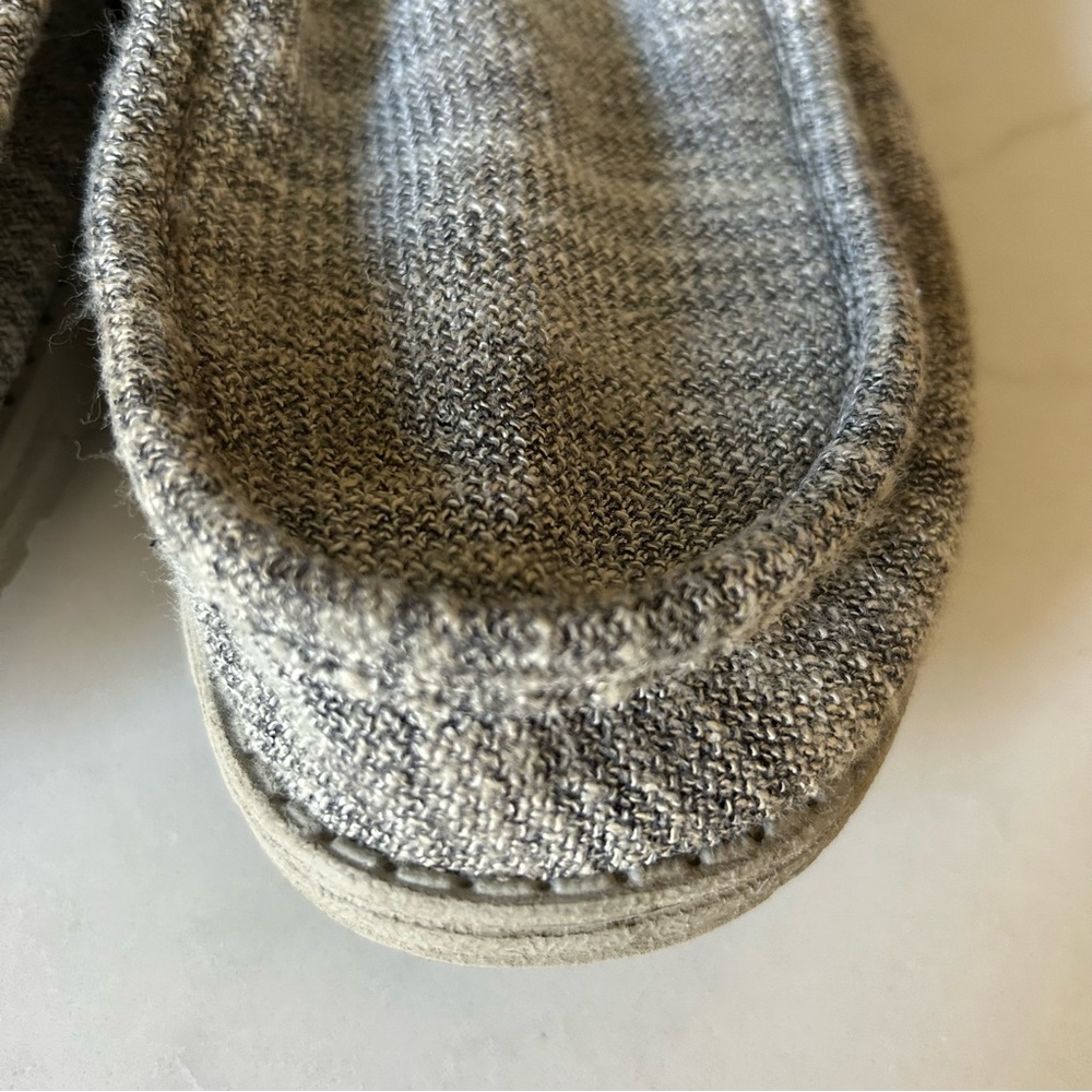 Hey Dude Wally Stretch Low Top Slip On Loafers Shoe Grey Size 13 - Picture 11 of 11